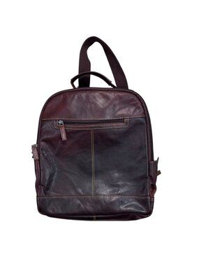 Jack George Voyager Leather Backpack Travel Brown Outdoors